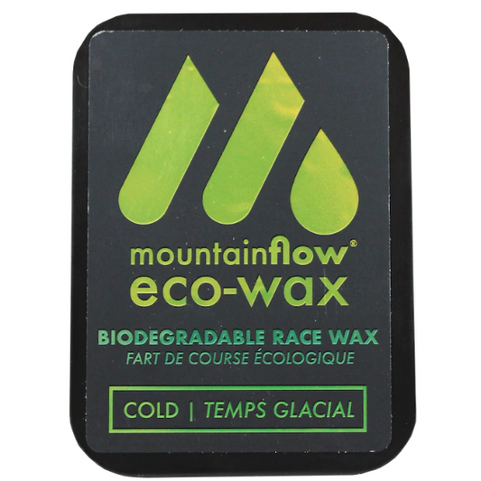 A product picture of the mountainFLOW eco-wax Race Cold Melt Wax