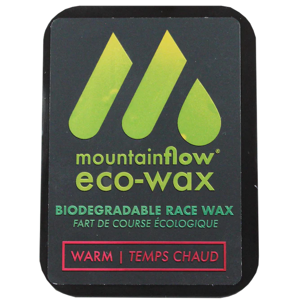 A product picture of the mountainFLOW eco-wax Race Warm Melt Wax