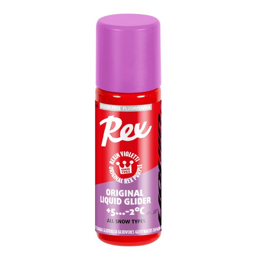 A product picture of the Rex Wax Liquid Racing Glide Purple
