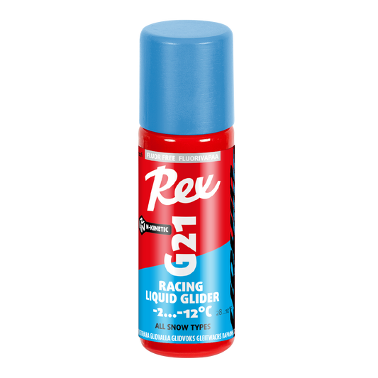 REX G21 Blue N-Kinetic Non-Fluor Liquid Glider (Sponge Applicator)