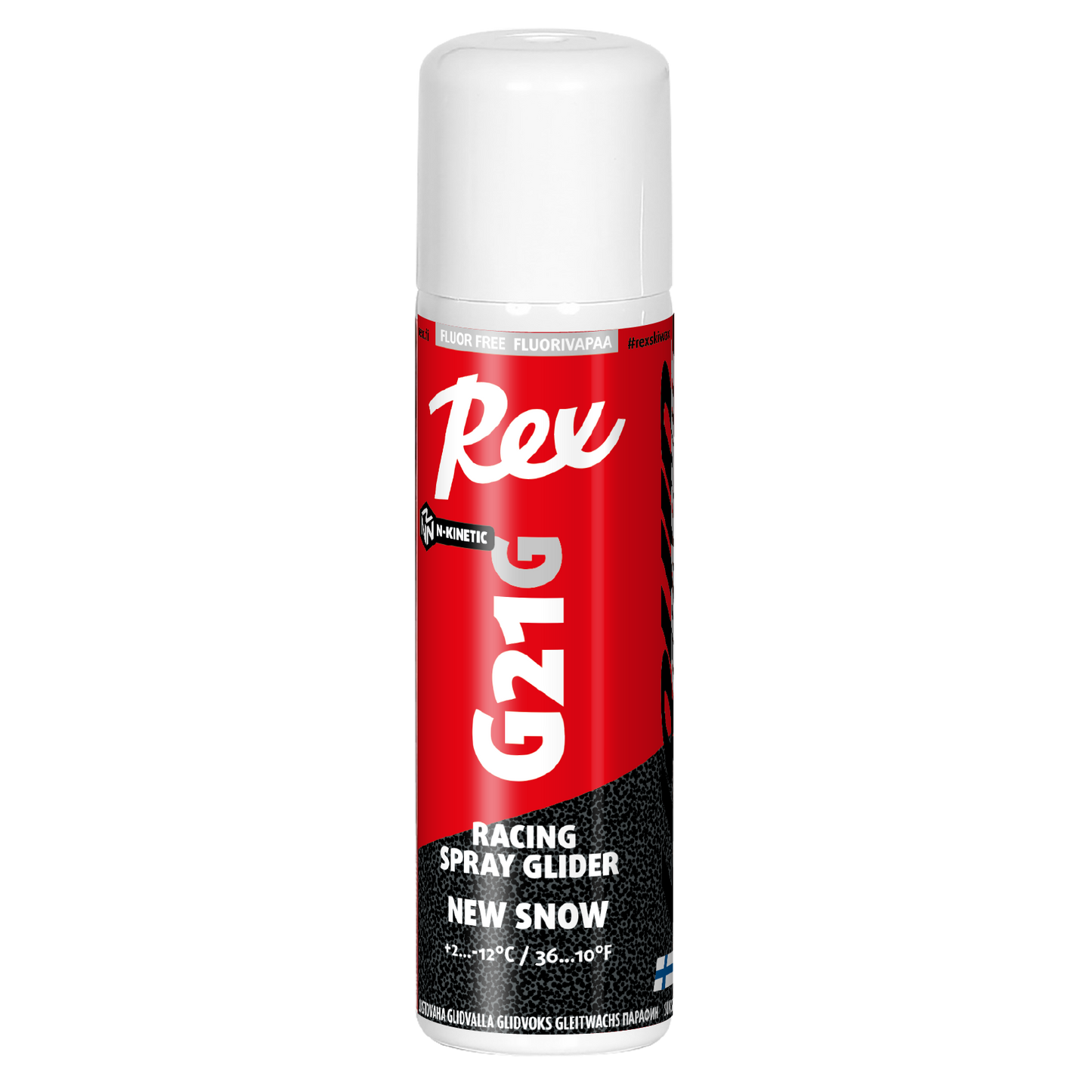 A product picture of the Rex Wax G21G Graphite `New Snow` N-Kinetic Liquid Glider