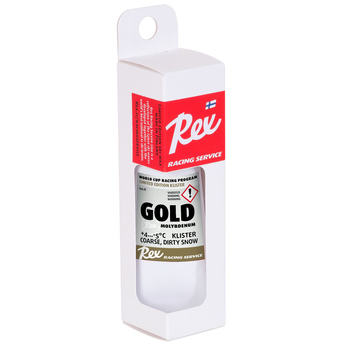 A product picture of the Rex Wax Gold Molybdenum Klister