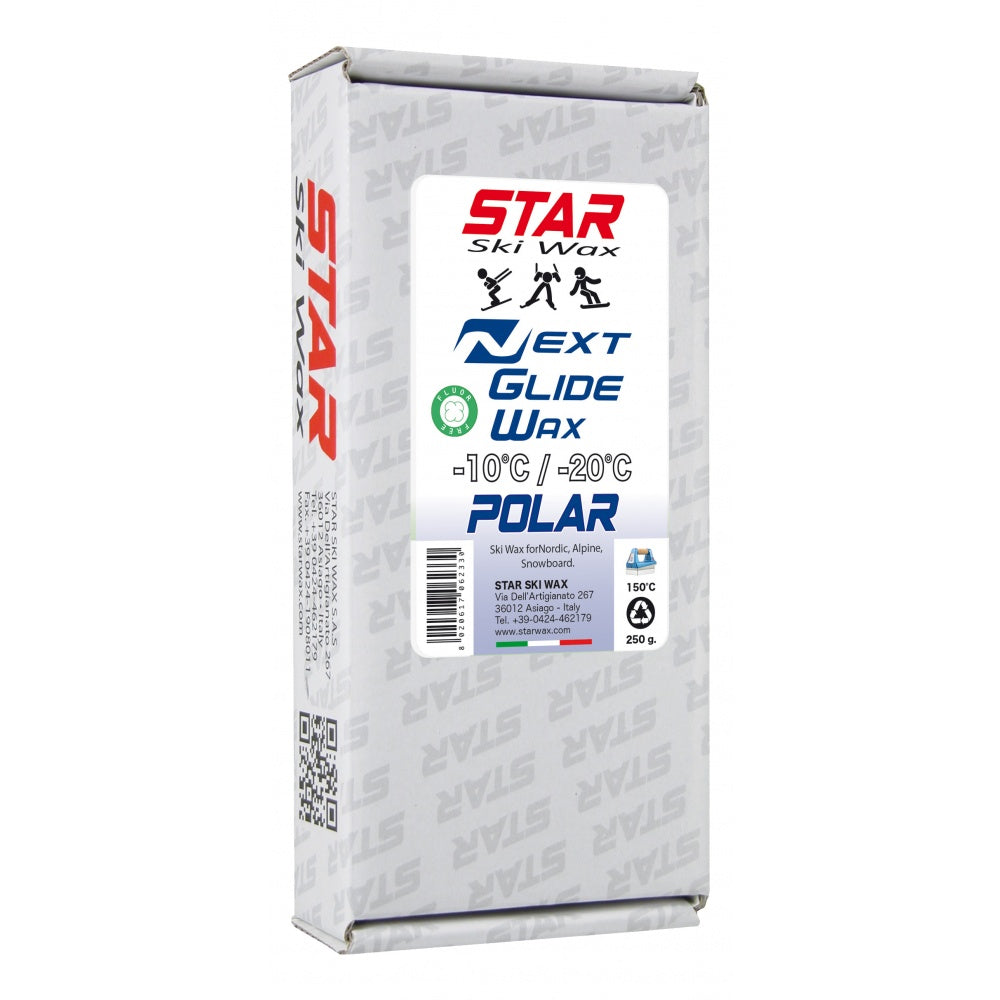 A product picture of the STAR NEXT POLAR Fluoro-Free Racing Melt Wax