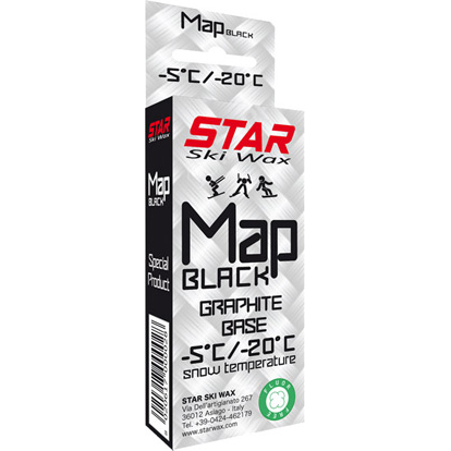 A product picture of the STAR MAP Black - Fluoro-Free Graphite Base Melt Wax