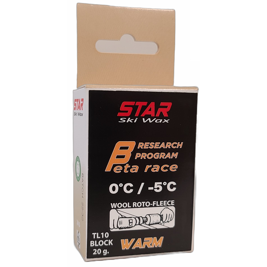 A product picture of the STAR BETA WARM Fluoro-Free Wool-Apply BLOCK | 28g