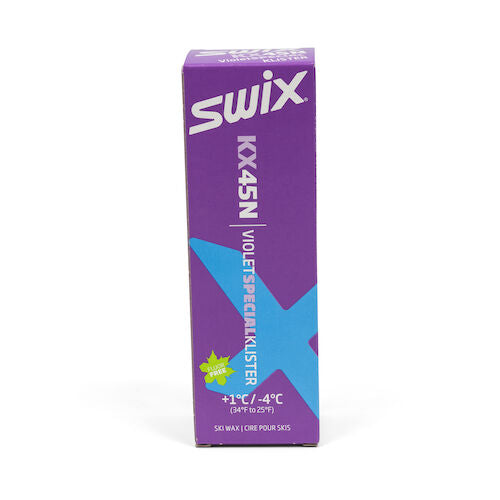 A product picture of the Swix KX45N Violet Special Klister +1°C/-4°C