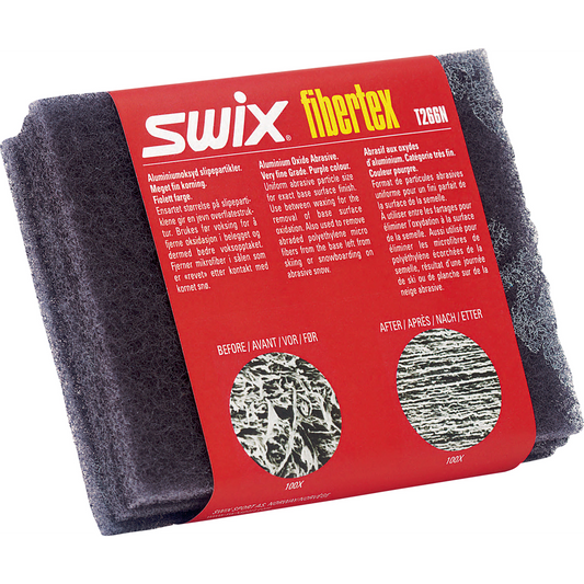 A product picture of the Swix Fibertex Coarse Violet - 3 Pads