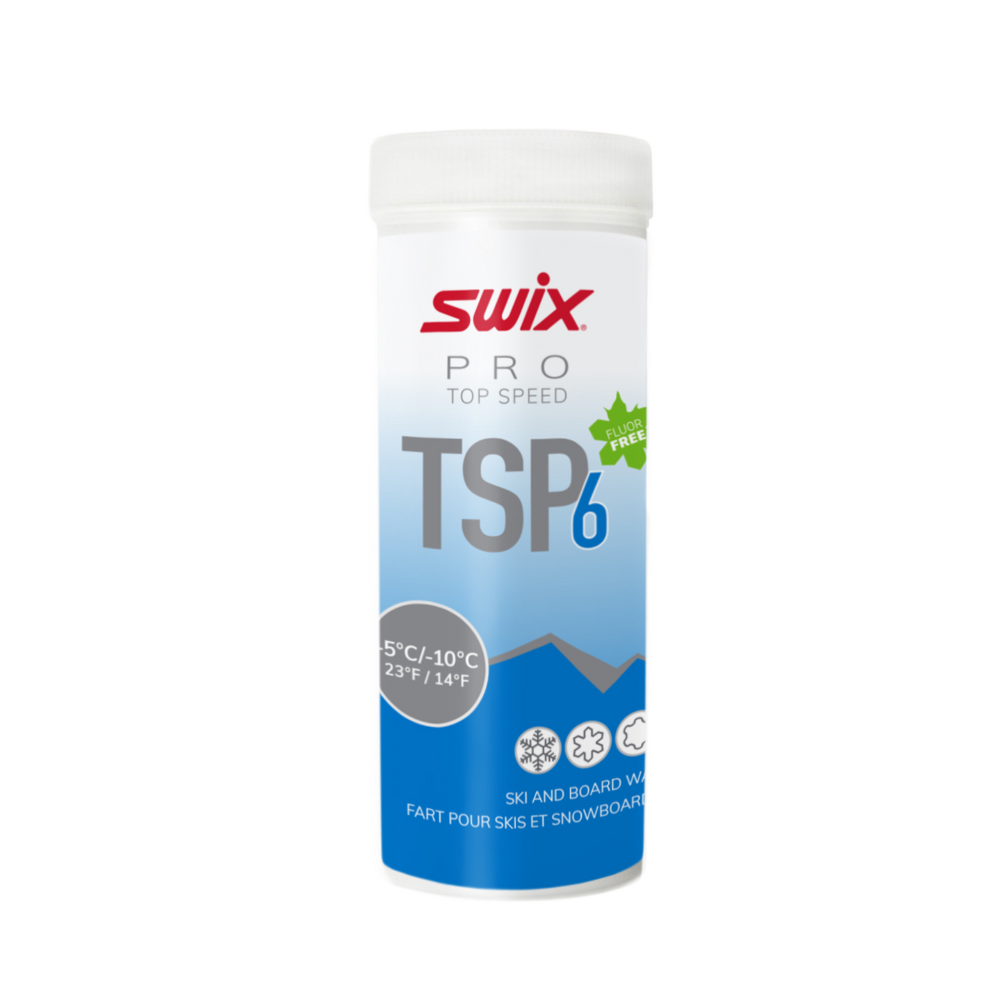 A product picture of the Swix TSP6 Powder Blue, -5°C/-10°C