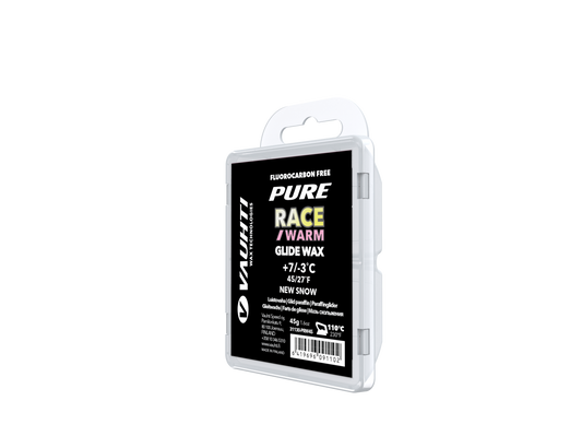 Package of PURE RACE NEW SNOW WARM MELT WAX