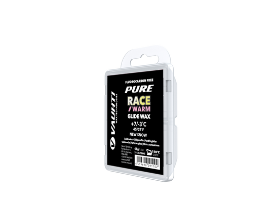 A product picture of the Vauhti RACE NEW SNOW WARM Melt Wax