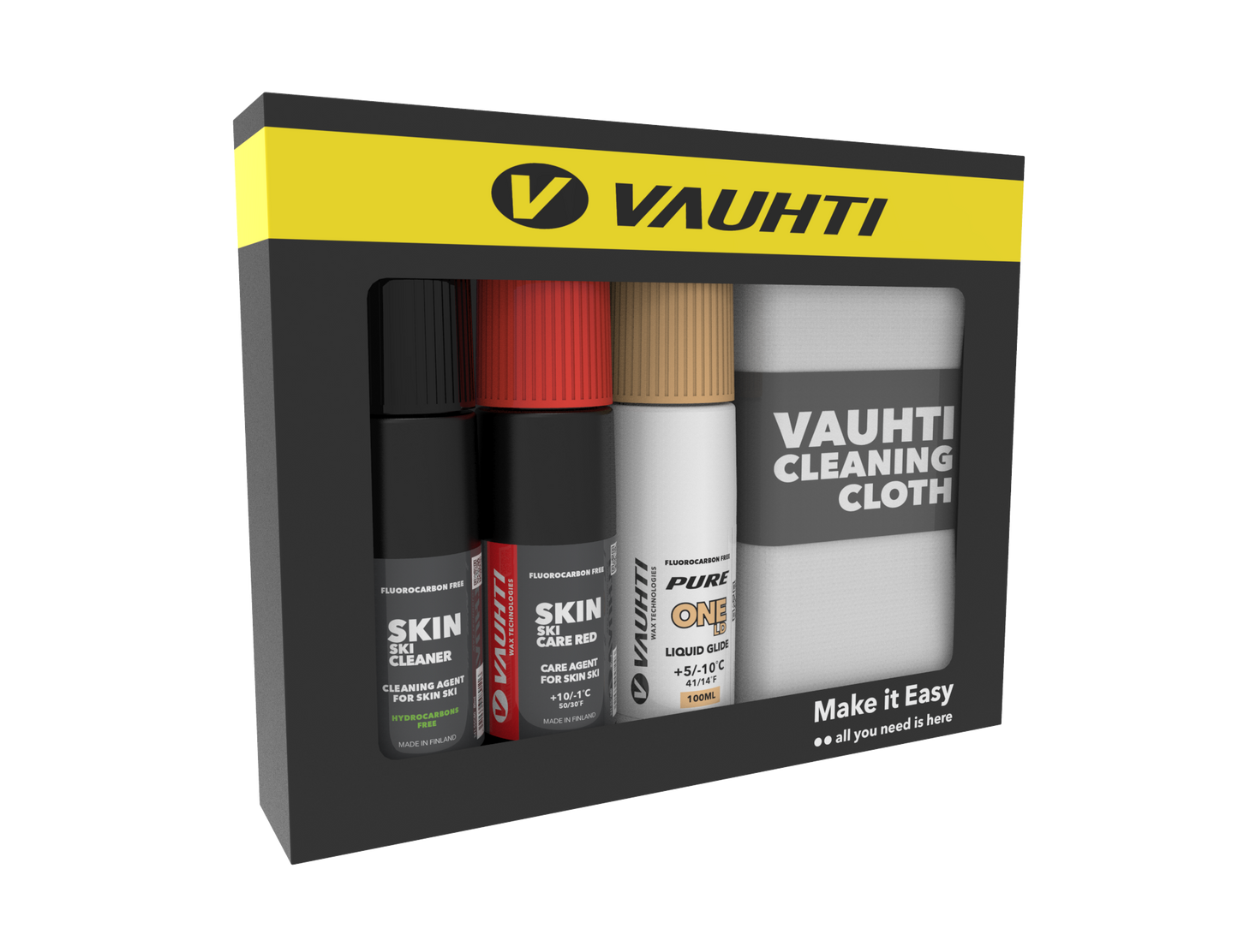 The Vauhti SKIN SKI & PURE ONE GLIDE KIT