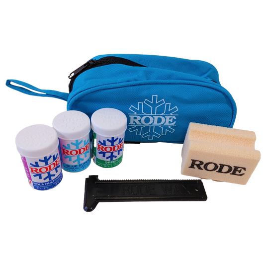 Canada Kick Kit (Rode Zippered Bag: Multigrade Violet, Blue Super, Green, Cork, Scraper)