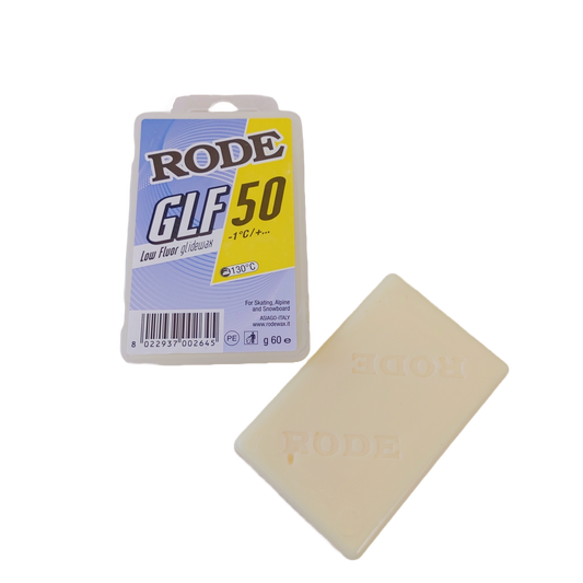 A product picture of the Rode Low Fluor Yellow GLF-50 Paraffin