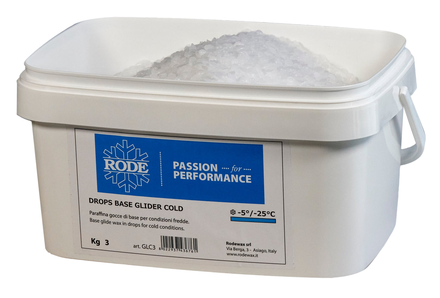 A product picture of the Rode Base Glider Cold Melt Wax