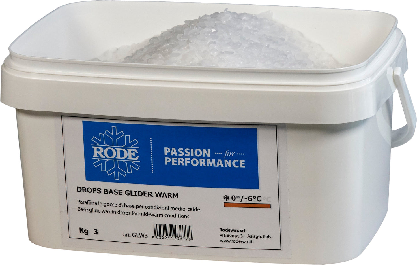 A product picture of the Rode Base Glider Warm Melt Wax