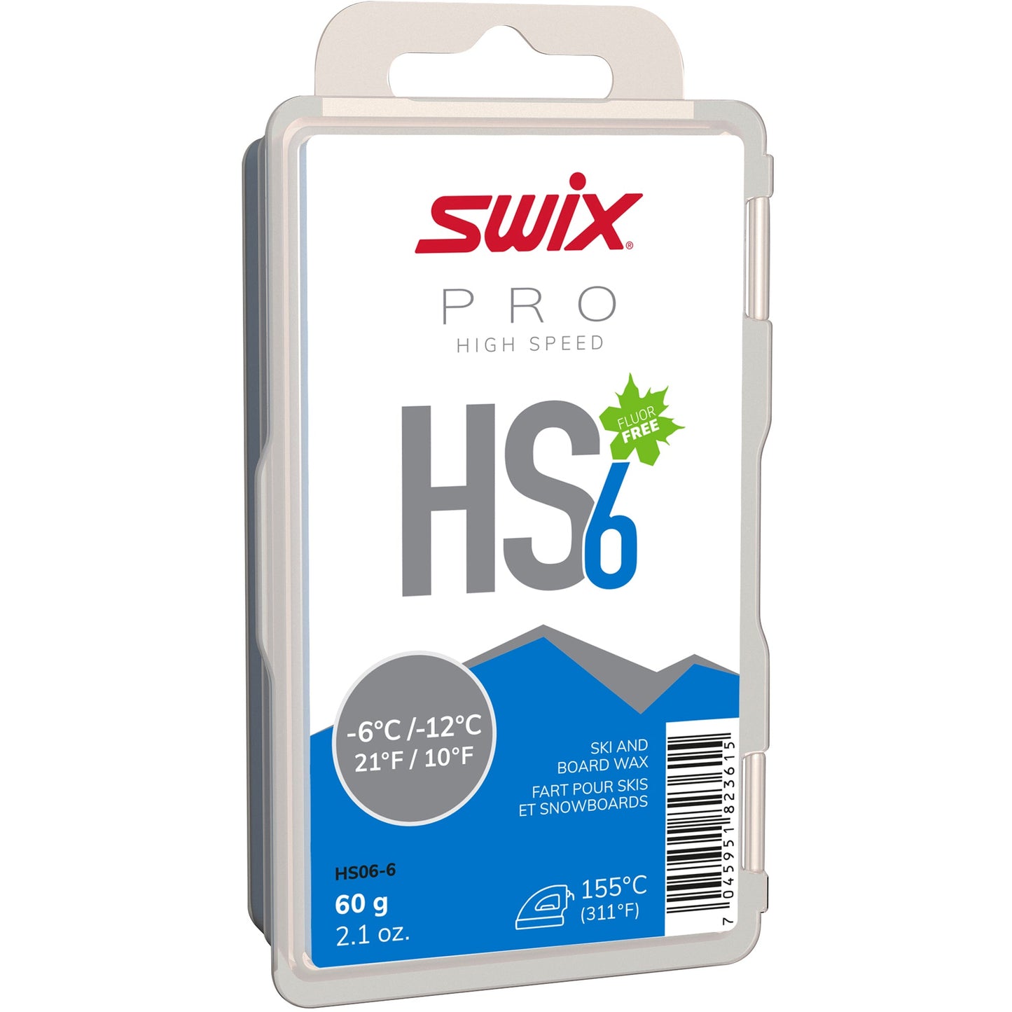 A product picture of the Swix HS6 Blue, Melt Glider -6°C/-12°C