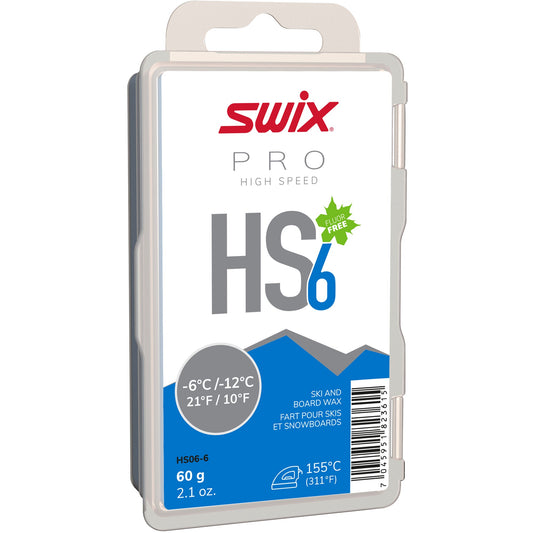 A product picture of the Swix HS6 Blue, Melt Glider -6°C/-12°C