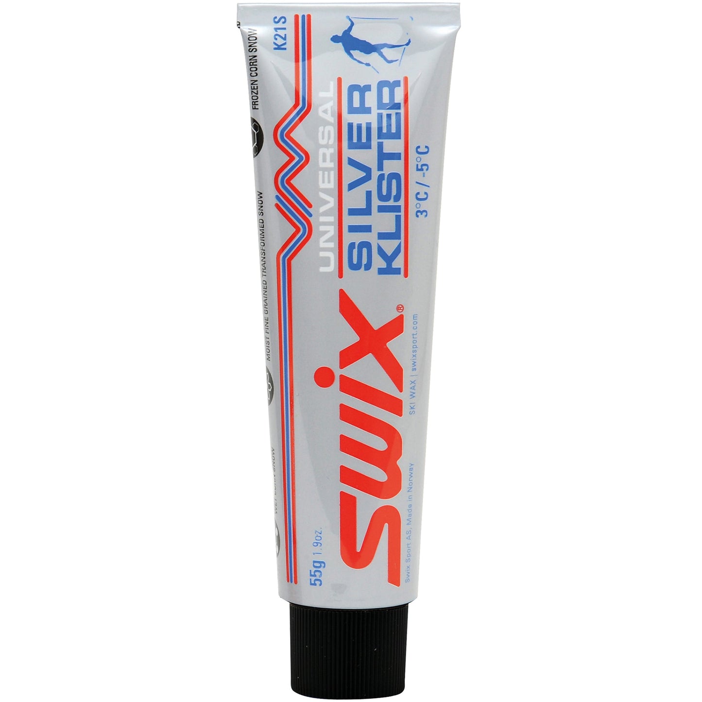 A product picture of the Swix K21S Silver Universal Klister +3°C/-5°C