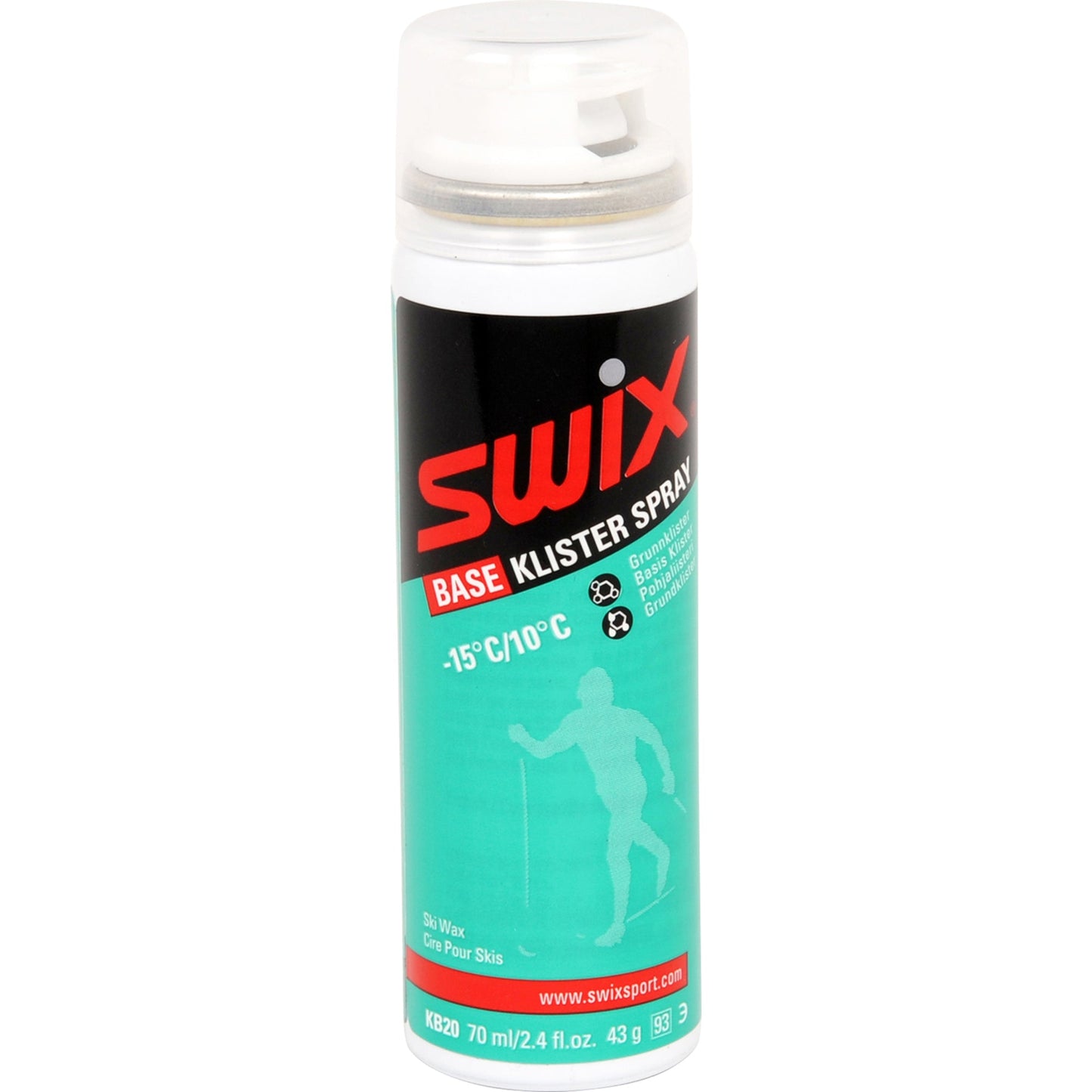 A product picture of the Swix Green Base Klister Spray