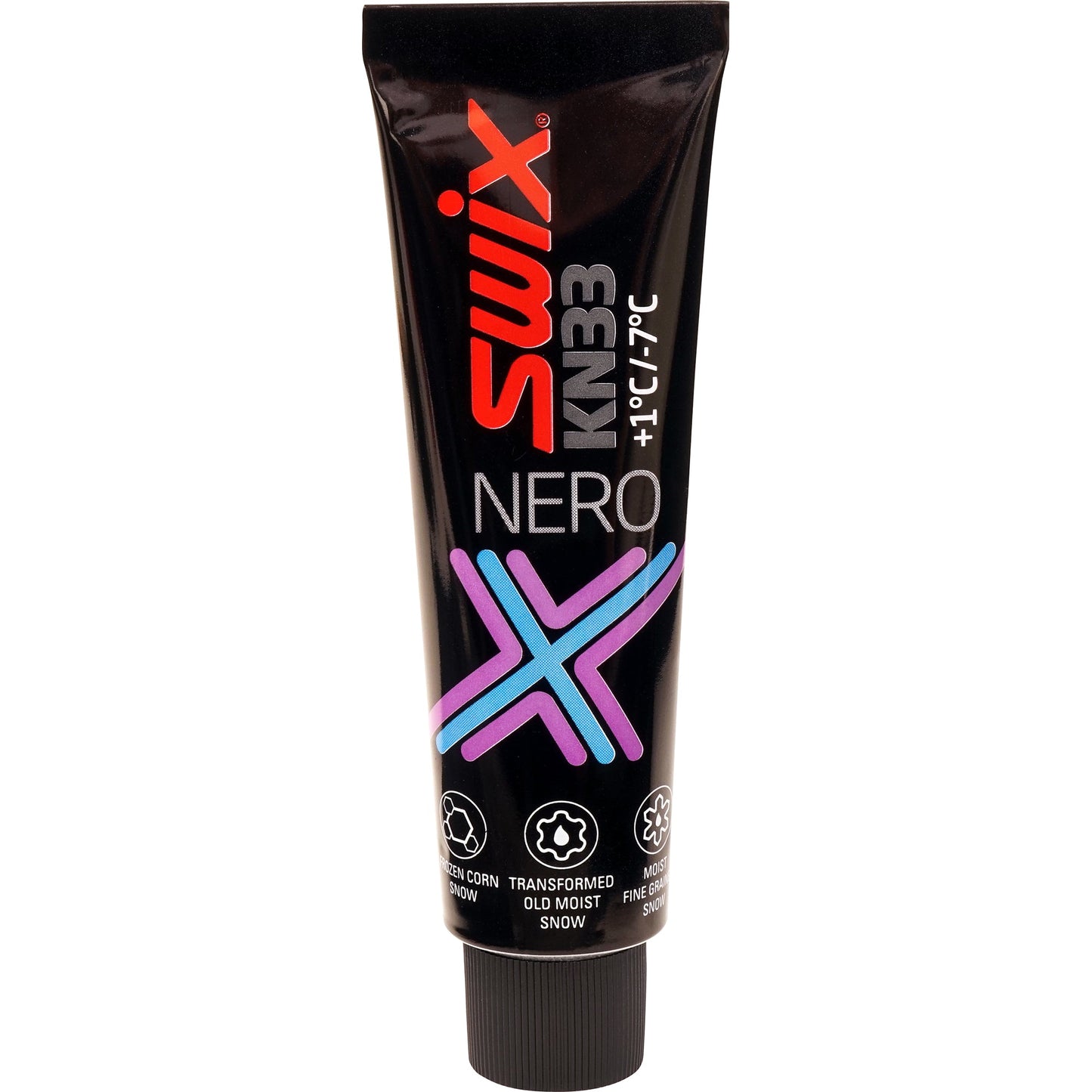 A product picture of the Swix KN33 Nero Racing Klister +1°C/-7°C