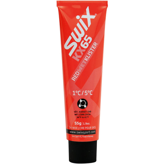 A product picture of the Swix KX65 Red Klister +1°C/+5°C