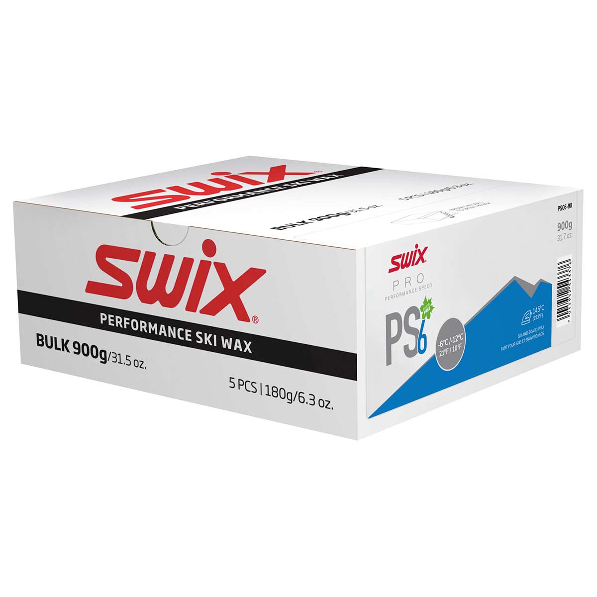 A product picture of the Swix PS6 Blue, Melt Glider -6°C/-12°C