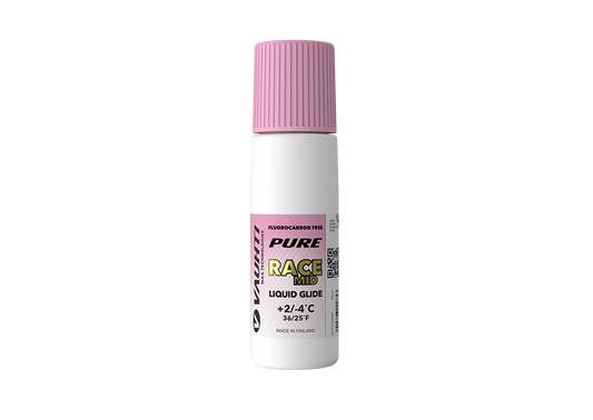 From the Vauhti Fluoro-free PURE line. PURE-LINE RACE MID LIQUID GLIDE A high-performance fluoro-free racing liquid for med conditions. 