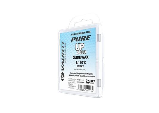 From the Vauhti Fluoro-free PURE line. PURE-LINE UP COLD PARAFFIN A performance fluoro-free paraffin for cold conditions. 