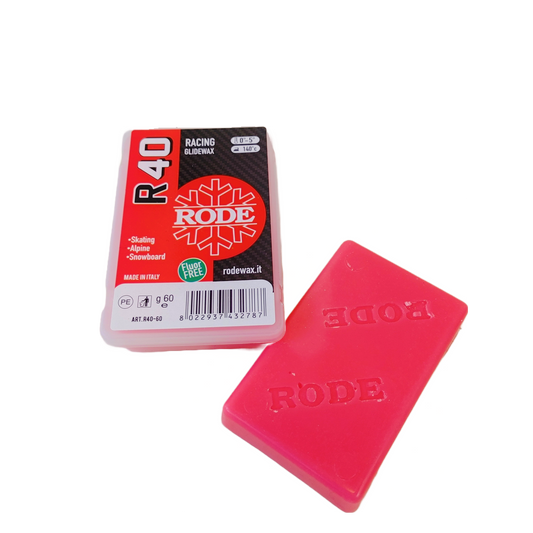 A product picture of the Rode R40 Racing Glider Red Melt Wax