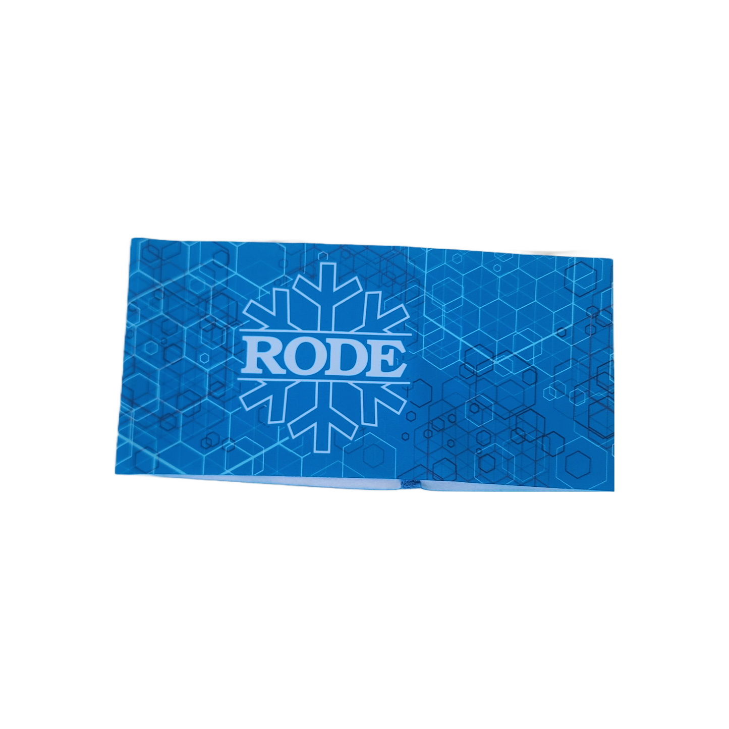 A product picture of the Rode Polyester Headband