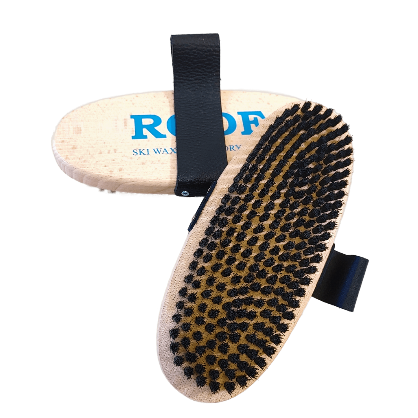 A product picture of the Rode Horsehair Oval Handbrush