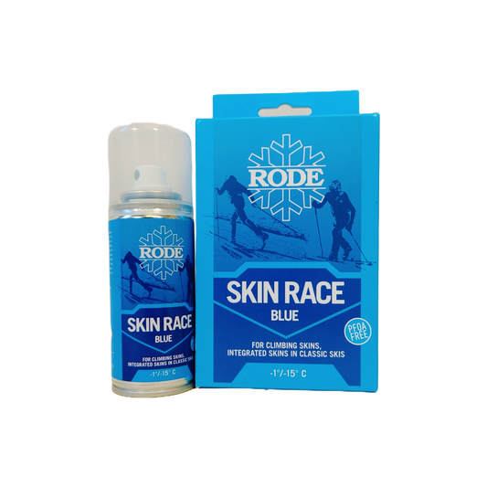 A product picture of the Rode Skin Ski Racing Blue Wax Kit