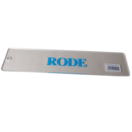 A product picture of the Rode Snowboard Plexiglass Scraper
