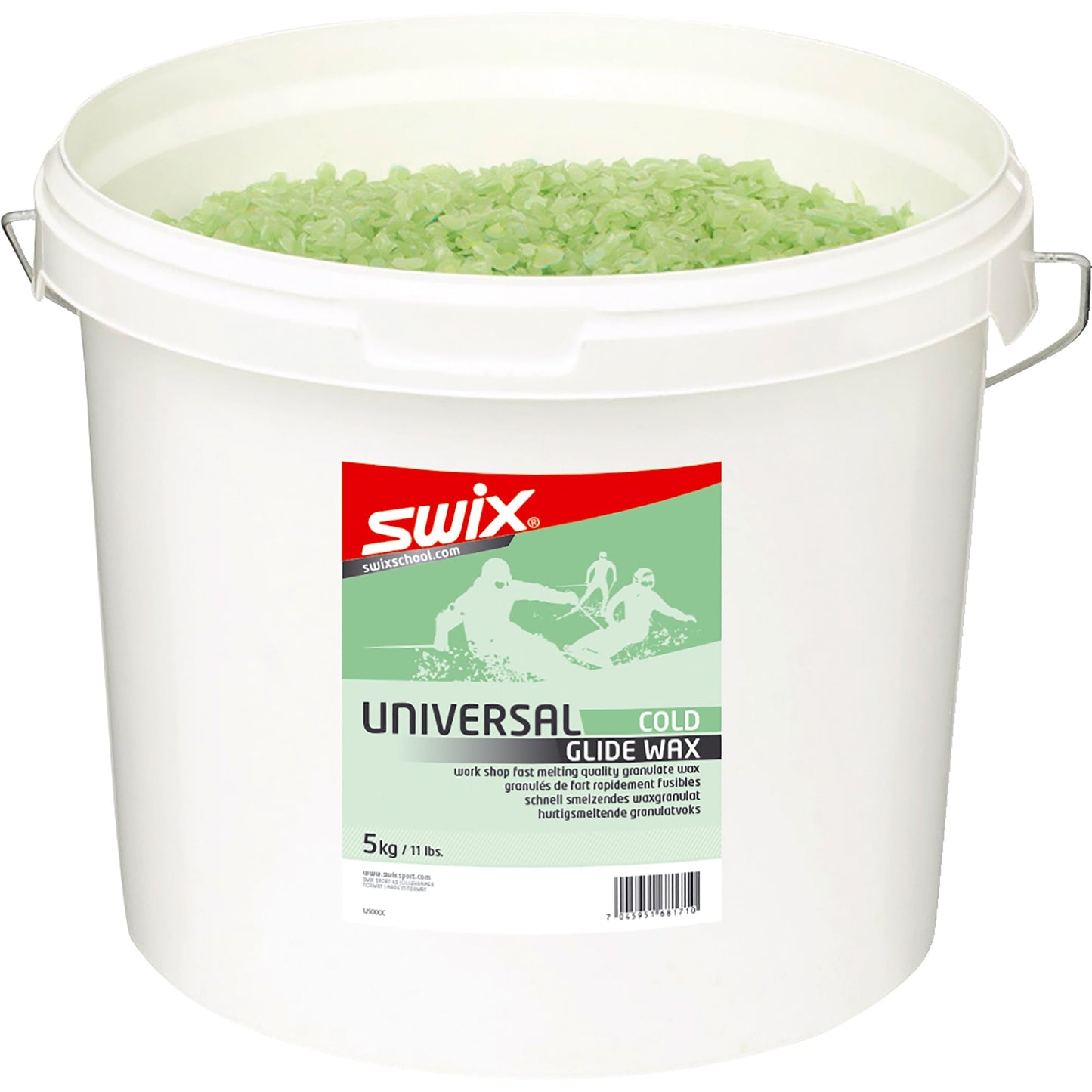 A product picture of the Swix Cold Conditions Work Shop Wax Pellets 5kg