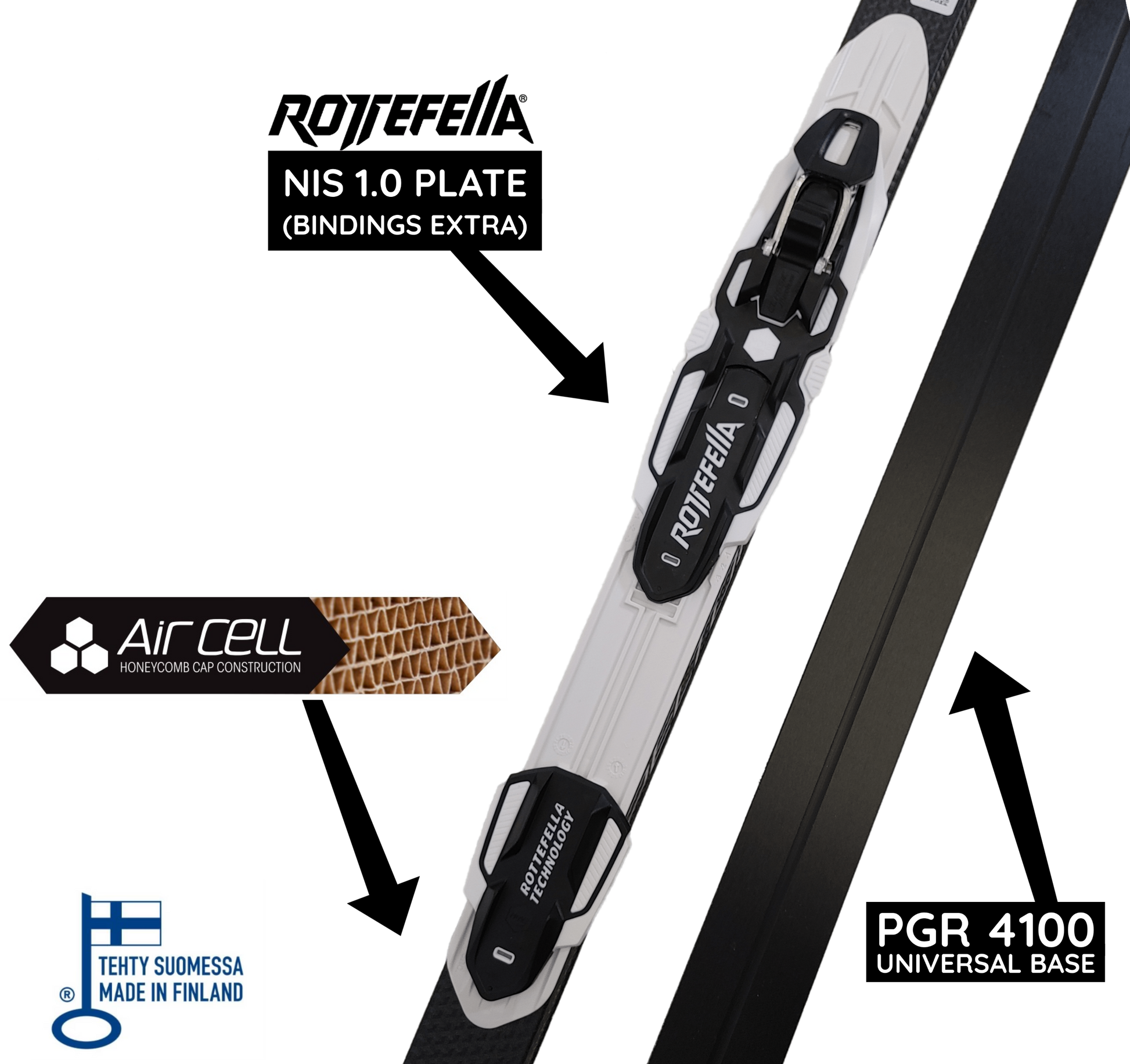 A product picture of the Peltonen ZENITH Skate Skis CLEARANCE