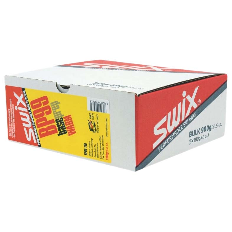 A product picture of the Swix Base Prep Warm BP99 Melt Wax