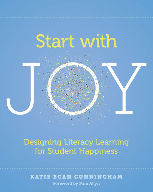 Start with Joy book cover by Katie Egan Cunningham