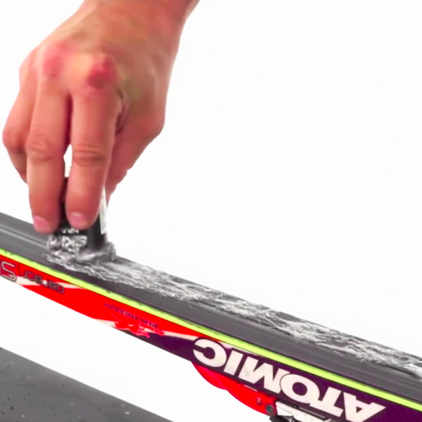 Applying Sticky Kick Waxes