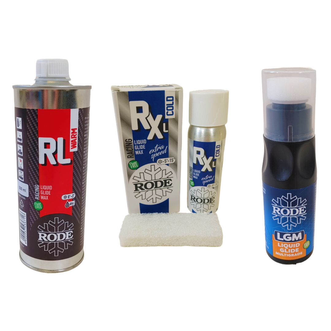 An image representing the Rode Liquid Glide Waxes product collection on Skiwax.ca