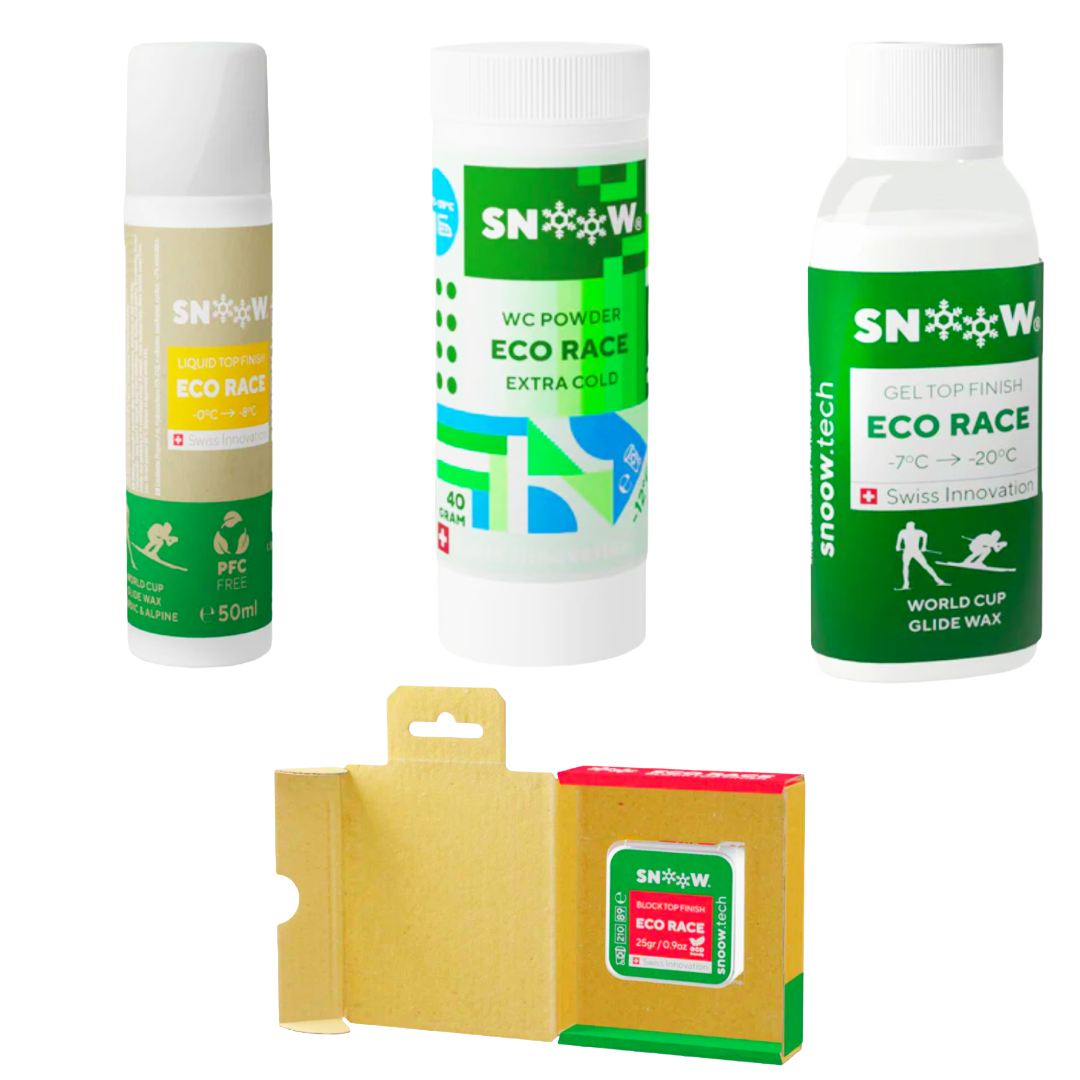 An image representing the Snoow Eco Race Glide Waxes product collection on | Skiwax.ca