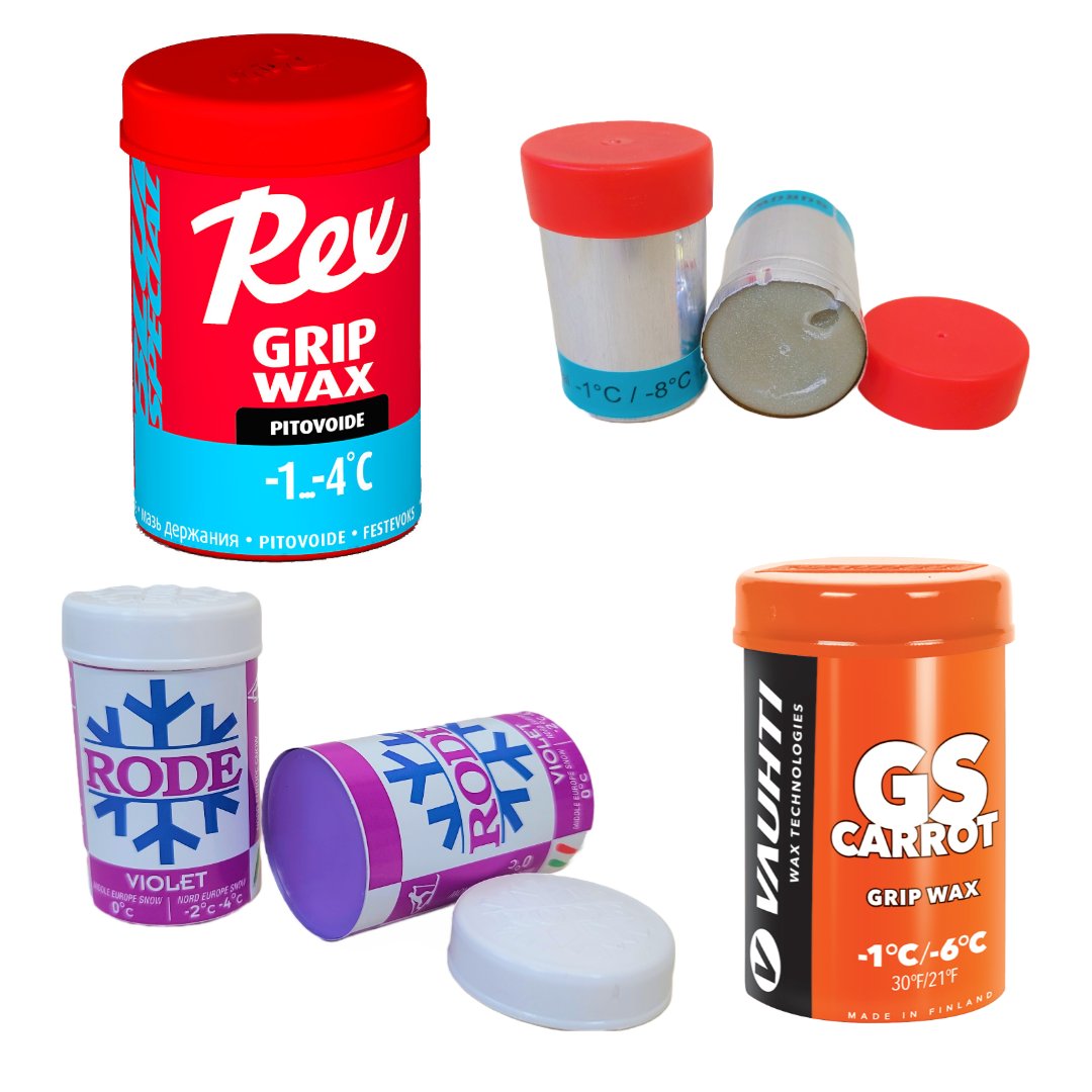 An image representing the Grip Waxes for Orange Conditions product collection on Skiwax.ca