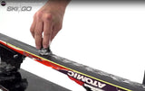 Applying sticky kick waxes