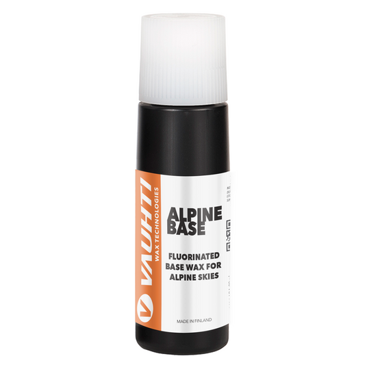 A high-fluoro liquid base wax for alpine skiing and snowboarding. 