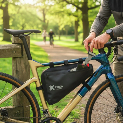 A product picture of the COXA CARRY Triangle Frame Bag