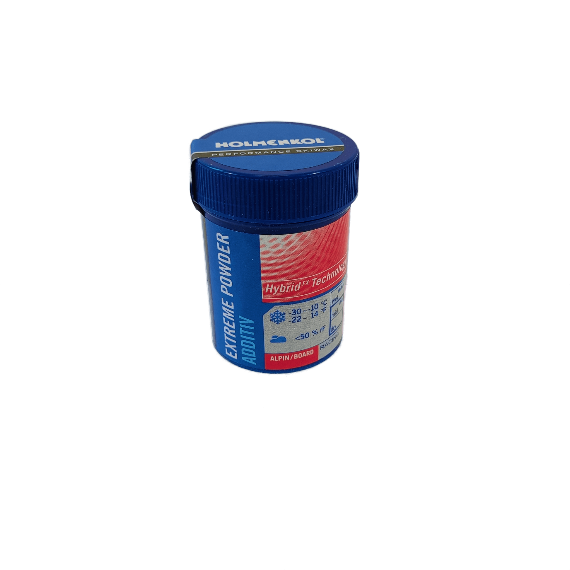 A product picture of the Holmenkol Extreme Powder Additiv