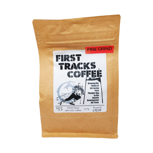 A product picture of the Rose N Crantz First Tracks Coffee