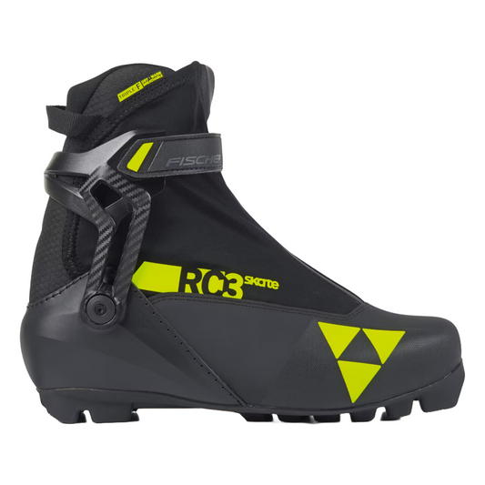 A product picture of the Fischer RC3 Skate Boots