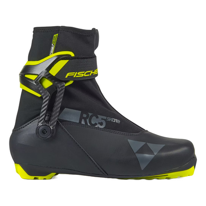 A product picture of the Fischer RC5 Skate Boots