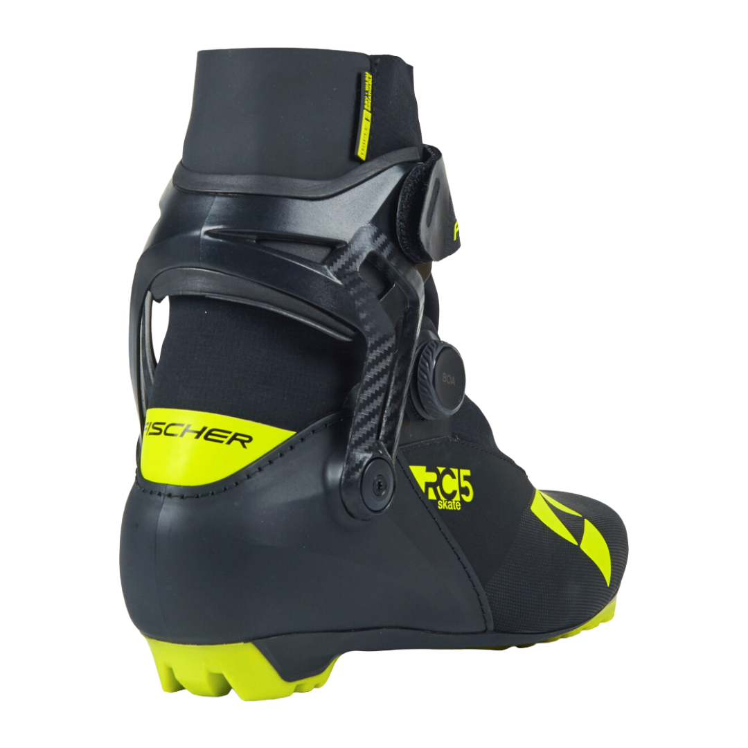 A product picture of the Fischer RC5 BOA Skate Boots