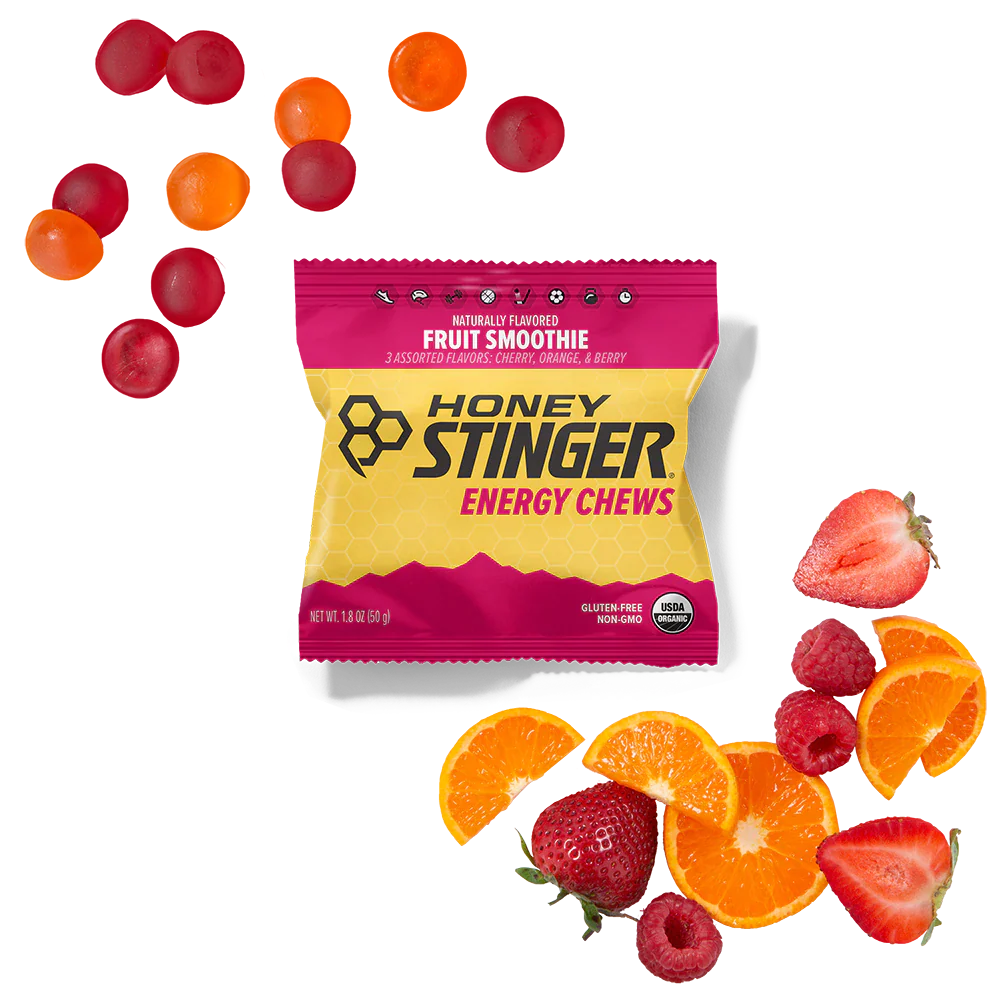 A product picture of the Honey Stinger Fruit Smoothie Chews